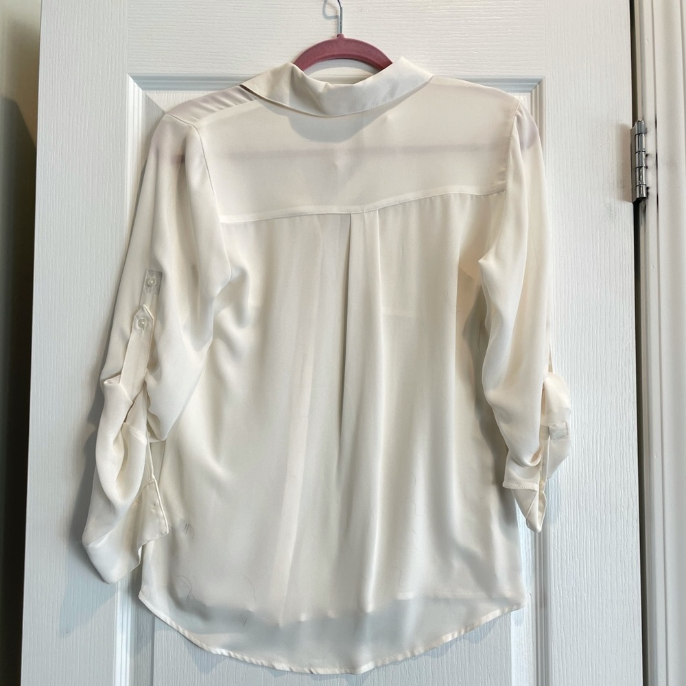 NWT Express V-Neck Button Down Sz. S - Picture 3 of 5